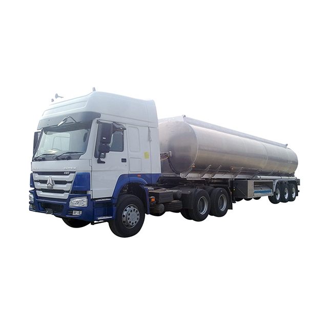 3 Axles 46000 Liters Aluminum Fuel Tank Trailer