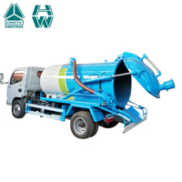 SINOTRUK HOWO 4X2 5000 Liters Sewage Suction Truck