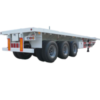 CIMC 3 Axles 40T Flatbed Container Trailer