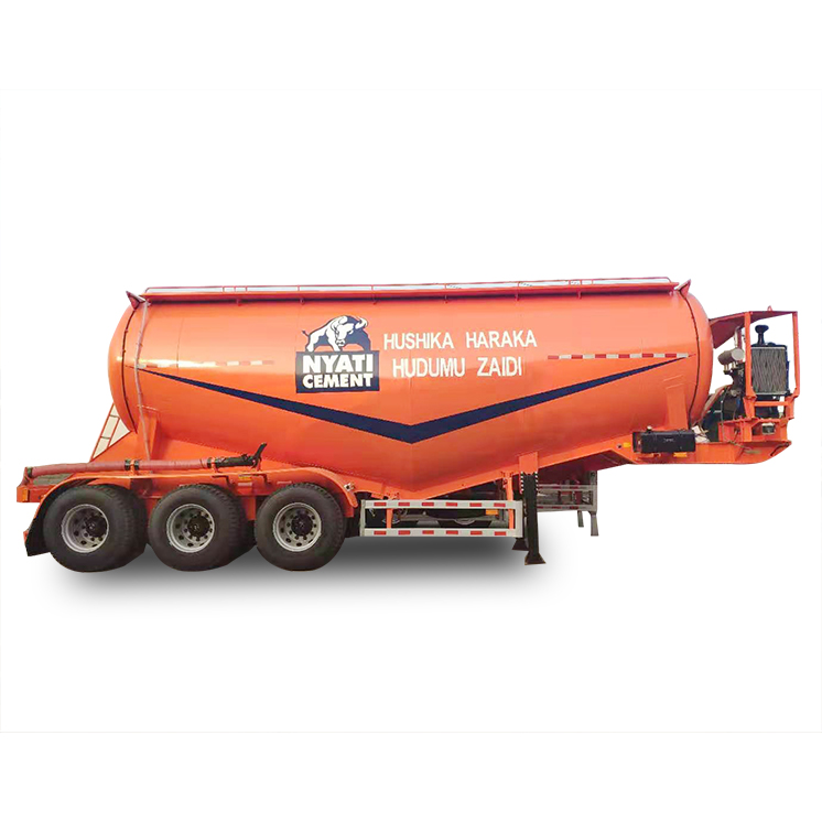 CIMC 3 Axles 40CBM Mixer Cement Tank Trailer for Algeria